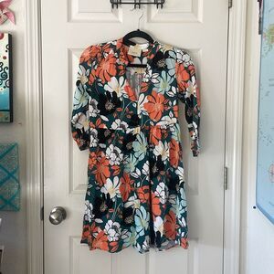 ANTHROPOLOGIE Maeve Juno Printed Dress :
DARK TURQUOISE NWT